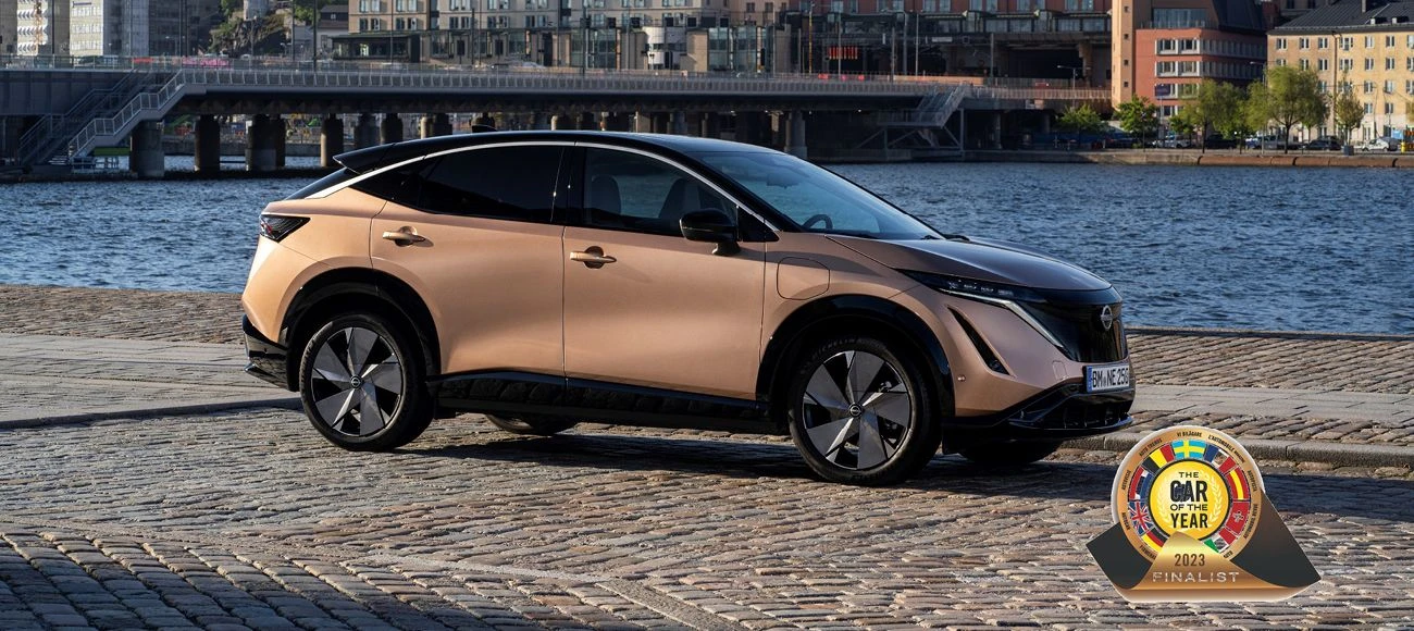 New Nissan ARIYA shortlisted for Car of the Year 2023, as electric models reign supreme